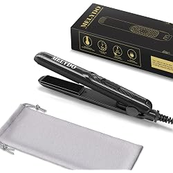 K&K Mini Glätteisen Für Kurze Haare - 2in1 Mit Lockenfunktion 50-232°C