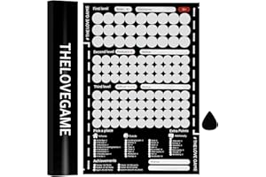 HPBAGGY 100 carteles de juego y amor, citas nocturnas creativas, póster para rascar de amor, regalo de novio.