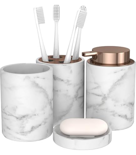 ArteRameFerro Set Toilette 3 Pezzi In Ceramica Toscana Con Rose E Base In Ferro Battuto – Lavabo Antico Made In Italy - 3