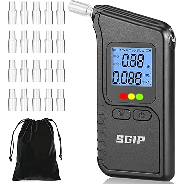 BACtrack GO Alcoholtester sleutelhanger (zwart), ultra draagbare alcoholtester voor persoonlijk gebruik