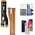 RongZy LCD Screen Motherboard Flexible Cable for Samsung Galaxy A52s SM-A528B Motherboard Charger LCD Flex Cable Replacement for Connecting Motherboard with Tools