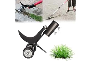 Sushi Kong Crazy Weeds Marauder,Crevice Weeding Tools with Wheels,Garden Detachable Long Handle 2 in 1 Weed Puller Tool Stand Up Heavy Duty
