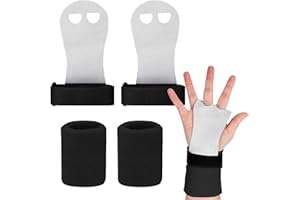 KARELLS Manique Gymnastique Gants, Gym Enfant Adulte Manique, Protecteur Paume de Gym, Entraînement Croisé, Poignées de Traction, pour Haltérophilie/Gymnastique/Crossfit/Sports Traction,