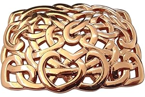 BELTINGER Gürtelschließe Knoten Design 4,0 cm | Buckle Wechselschließe Gürtelschnalle 40mm Massiv | Druckknopf-Gürtel bis 4cm