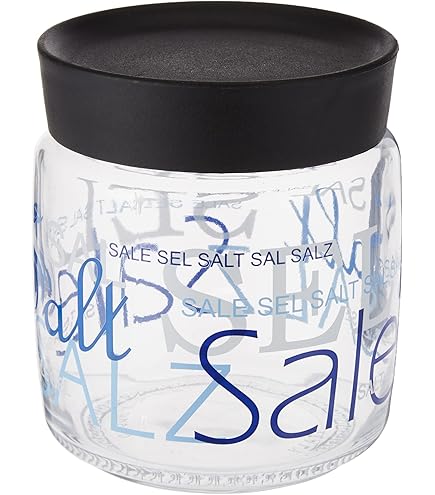 Barattolo In Vetro Con Tappo In Bambù Per Sale - 750 Ml Per Cucina Dispensa - Foto 8