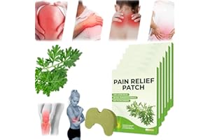 QOSNEOUN Pain Relief Patch Deutsch, Wellness Pain Relief Patches, Pain Relief Patch Knie, Kräuterpflaster Knie, Knie Pflaster, Pain+relief+patch, Wormwood Pain Relief Patch (6Box 60Pcs)
