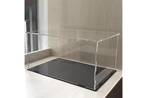 JLXJYS Acryl Vitrine Action-Figuren Sammlung Clear Display Box, Extra große Acryl-Thekenbox für die Organisation Vitrine 10 15 20 25 30 35 40 45 50 55 60 65 70 Cm, für Spielzeug Puppenhut Modelleisenbahn ( C