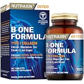 Nutraxin Bone Formula Calcium Magnesium + Collagen &ndash; 90 Tablet: Tip I Kolajen, Kalsiyum, D Vitamini, Magnezyum, &Ccedil;inko & Bakır