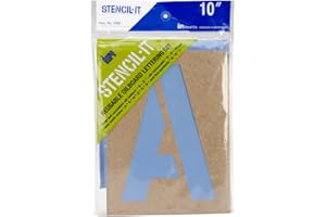 GRAPHIC PRODUCTS Duro Stencil-It riutilizzabile scritta Set-10