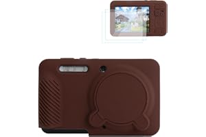 Rieibi Coque en Silicone pour Appareil Photo Kodak PIXPRO FZ55 Étui, Accessoires pour PIXPRO FZ55 Housse - Comprend 2 Films de Protection d'écran, Housse d'objectif Amovible, Design antidérapant