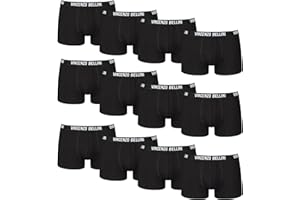 Vincenzo Bellini – Hipster Boxershorts, 8er / 12er Pack, Bequeme und atmungsaktive Herren Unterwäsche, Baumwolle Unterhosen