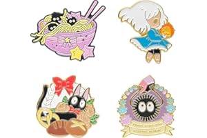 ENIXWH Spilla Principessa Mononoke Brooch Albero Elfi Bambola Goccia Olio Distintivo Ago Spilla Regalo di Natale