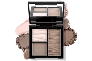 Boobeen Gesicht Bronzer Highlighter Contour Powder Palette, Multi-use Contour Makeup Einfach zu mischen Gesicht Shaping Contouring Matte Bronzer Powder Long Lasting
