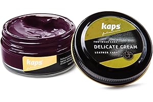 Kaps Crema per la Cura delle Scarpe, Cura Intensiva e Nutrimento per Pelle, Delicate, 70 Colori