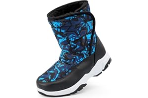 Harvest Land Kid Snow Boots Boys Winter Warm Comfortble Walking Boot Shoes