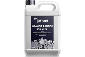 Jennychem Industrial Chemicals Brake & Clutch Cleaner 5L – Fast-Drying Degreaser for Automotive Maintenance | Powerful Solvent Spray for Brake Dust, Oil & Grease Removal | Workshop & Garage Use