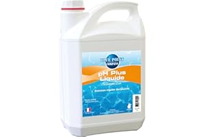 BLUE POINT COMPANY Ph Plus Piscine – Traitement Ph pour Piscine/Ph+ Liquide 5L– Permet d’Augmenter Rapidement Le Ph de l’Eau/Produit Fabriqué en France
