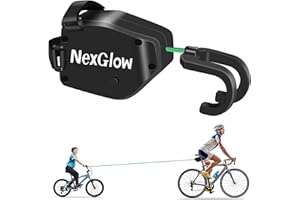 NexGlow Abschleppseil Fahrrad Kinder, 2.5M Fahrrad Zugseil für Alle Fahrradstangen, Einziehbares Fahrrad-Abschleppseil Follow me für Kinder MTB Bike