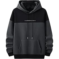 Buy JVX Unisex-Adult Regular Fit Wool Blend Neck Hooded Sweatshirt