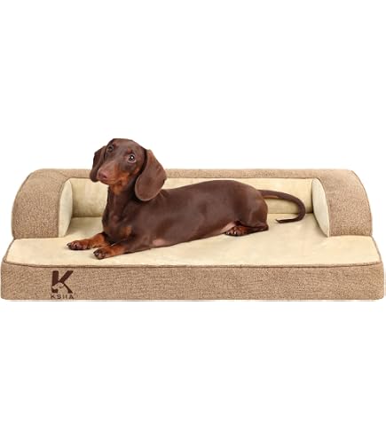 Cuccia Sfoderabile Moon Per Cani E Gatti - Lettino Comodo Con Fondo Antiscivolo, 4 Misure (Small 55x40x16 Cm)