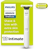 Philips Norelco OneBlade Unisex Samimi Kasık ve Kişisel V&uuml;cut Bakım ve D&uuml;zeltici, QP1924/70