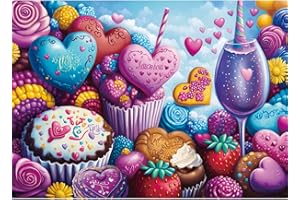 HUADADA Puzzle 1000 elementów, puzzle dla dorosłych - klasyczne puzzle w prezencie, gry logiczne dla całej rodziny - czekolada