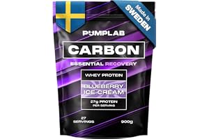 Proteinpulver Carbon Cleansing Cookie, 900g med Smak Squeeze Cake | Whey-isolat och whey-koncentrat för muskeluppbyggnad, återhämtning och mättnad efter varje träningspass, tillverkad i Sverige