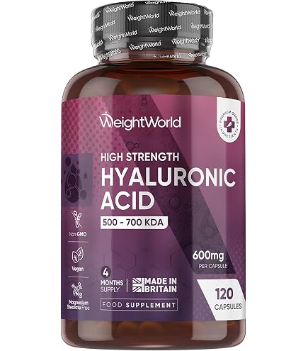 Pack De 3 Flacons D’acide Hyaluronique 100 Mg Vita World - 300 Capsules Pour Articulations