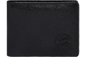 FC Bayern München Portefeuille compact en cuir Noir, Noir , Taille unique, Moderne