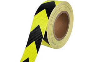 larcele Ruban adhésif réfléchissant Autocollants de sécurité Roll Strip 2 inch x 82 Feet fgj-01