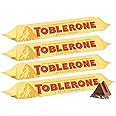 Toblerone Swiss Milk Chocolate With Honey And Almond Nougat Pack Of 4 Pouch, 4 X 50 G, 200 Gm
