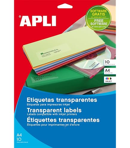 Etiquetas Autoadhesivas Pripa DIN A4 - Tamaño 70x36 Mm, 24 Etiquetas Por Hoja, 50 Hojas, Para Impresora Láser O Inkjet