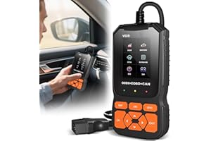 Anluomafuy OBD2 Auto Diagnostica, Diagnosi Auto Professionale, Lettore di Codici Cancellazione Codici di Errore, Spia Motore di Controllo, OBD Scanner, Supporta 10 Lingue