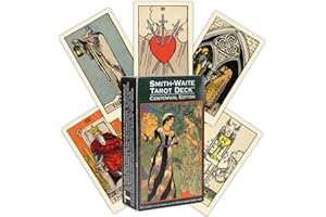 HQRKOTM 78 Classici Tarocchi Divinazione Tarocchi, per principianti giocattolo di divinazione carte dei tarocchi olografiche carta di divinazione del destino