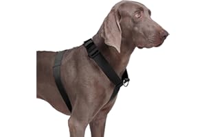 FEimaX Szelki dla Psów Duże Psy Bez Ciągnięcia Regulowana, Oddychająca Kamizelka Treningu na świeżym Powietrzu Wędrówek Wytrzymałe Szelki Taktyczne dla średnich i Dużych Psów