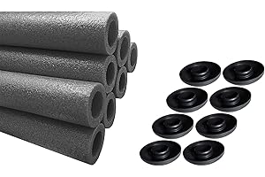 Clever Leon Mousse De Protection pour Trampoline pour 8 Poteaux De Trampoline Accessoires De Rechange 180 cm