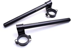 Fullibars Φ48mm semimanillares per moto horquilla Ø 48mm cafe racer CBR650R semi manillares elevados 3cm tubos Ø 22.2mm aluminio