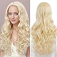 Colorfulpanda Long Blonde Curly Wavy Wigs for Women Sara Costume,Sara Sandesoon Wig Cosplay Fancy Dress Wig Synthetic Hair Wigs, Long Replacement Full Wig