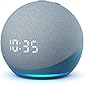Der neue Echo Dot (4. Generation) | Smarter Lautsprecher mit Uhr und Alexa | Blaugrau