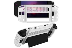 NSPIEL Funda Protectora Compatible con Lenovo Legion GO de 8.8 Pulgadas Liberación 2023, Funda Protectora de TPU Blando Cubierta de Agarre con Diseño Antiarañazos y Absorción de Golpes Carcasa, Blanco