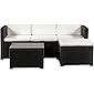 ArtLife Polyrattan Lounge Punta Cana M schwarz – Gartenlounge Set für 3-4 Personen – Gartenmöbel-Set mit Sofa, Tisch und…