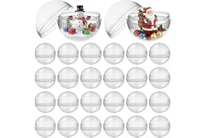 HOMOYOYO 100 PCS Vending Machine Capsules,1.2 Inch Empty Capsules Balls Clear Balls for Claw Machine for Christmas Easter Wedding Party Favors Containers Surprise