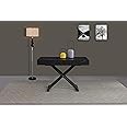 VOLERO' ; Extendable dining table,Achille Large Model, Lift-Up with Millimetric Height Adjustmen(Black Veined)