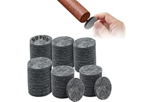 TOPBELIEF 60 Pcs Furniture Pads Floor Protectors, Felt Pads For Furniture Feet 25mm, 5mm Thick Anti Scratch Felt Leg Pads, Scratch Felt Furniture Pads For Hardwood Floors For Chair, Table, Wardrobe, Sofa Grey