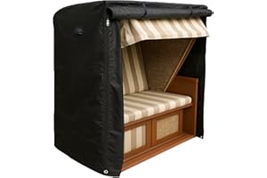 osoltus Protective Cover Beach Chair Oxford Fabric Grey (130 cm)