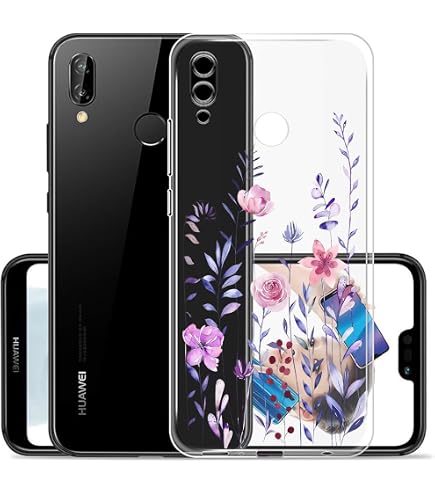 Transparente Hülle Für Huawei Mate 20 Pro – TPU Case Mit Blumenmuster, Stoßfest & Ultradünn