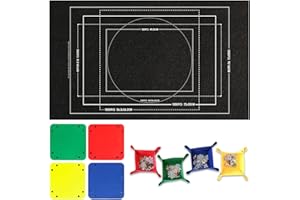KSVFTB Puzzle Mat, Puzzle Board, Jigsaw Board, Portable Jigroll up to 1500 Pieces Jigsaw Board, Foldable Puzzle Saver Storage Felt Pad with Four Color Dividing Box (Black)