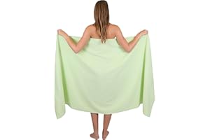 Betz Serviette de Bain XXL Palermo 100% Coton 100x200 cm Couleur Vert
