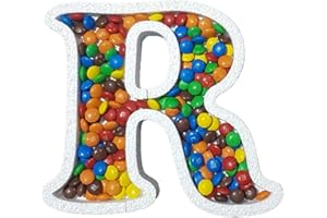 DecoPorex - Letra R para Candy Bar de 19Cm de Altura y 2Cm de Profundidad en poliestireno