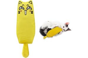 Ertzinla Catnip Toy for Cats, Chew Dental Health Cat Toy, 100% Natural Cat nip Filled